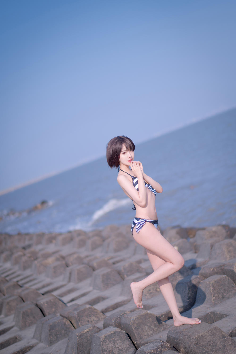 Shika小鹿鹿  加藤惠 泳装 [17P-114MB]