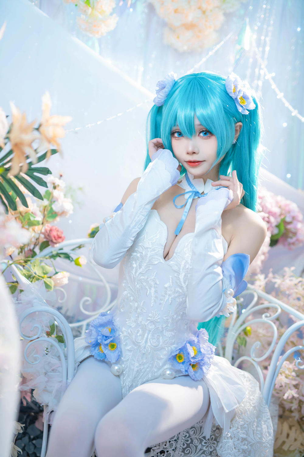 艾西Aiwest 初音 粉蝶花[42P-161MB]