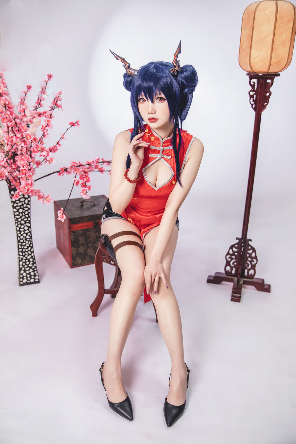 雪晴Astra 明日方舟 陈 旗袍 [18P-56.9MB]