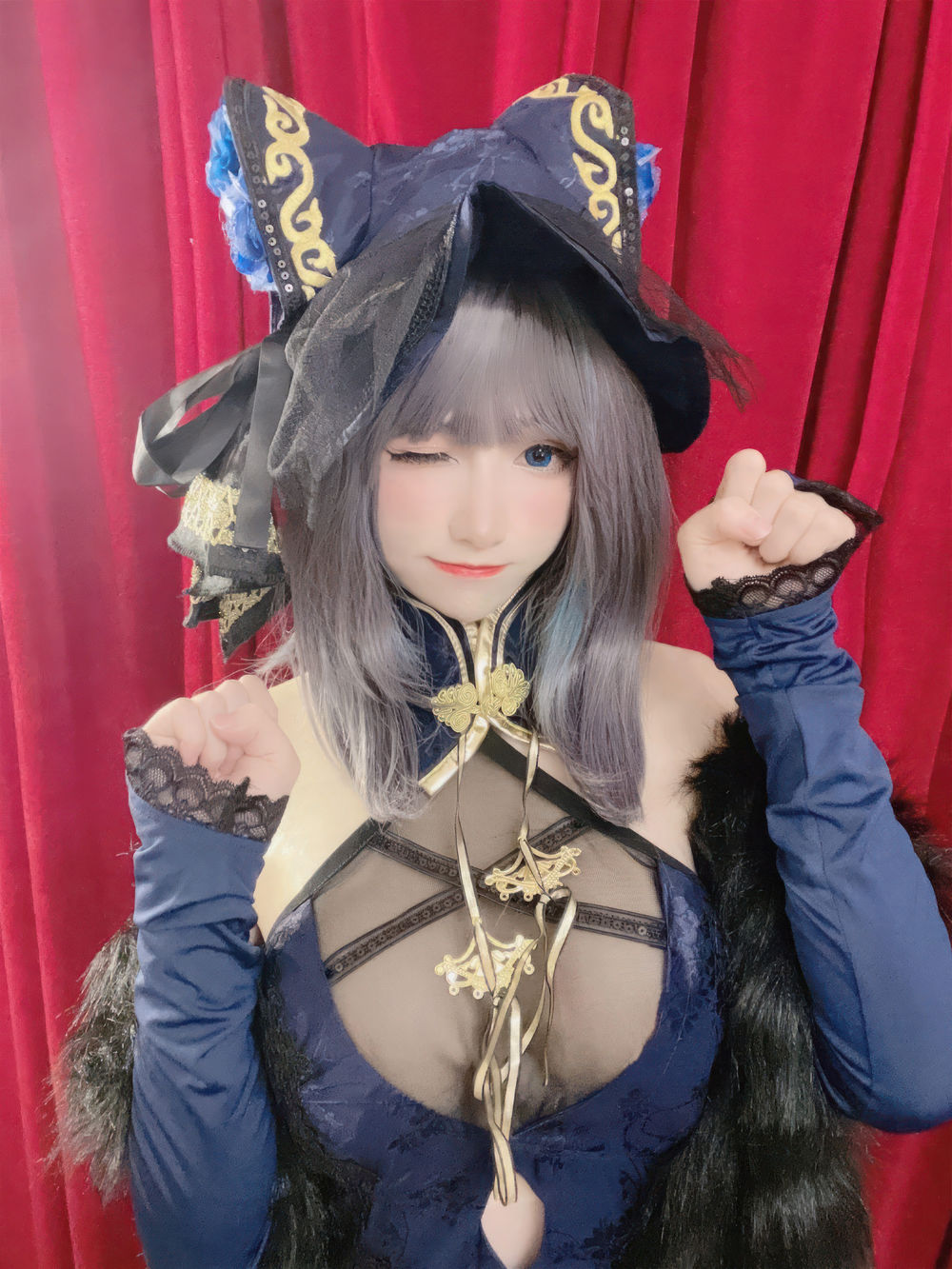 衣衣 碧蓝航线 柴郡旗袍 [57P-271MB]