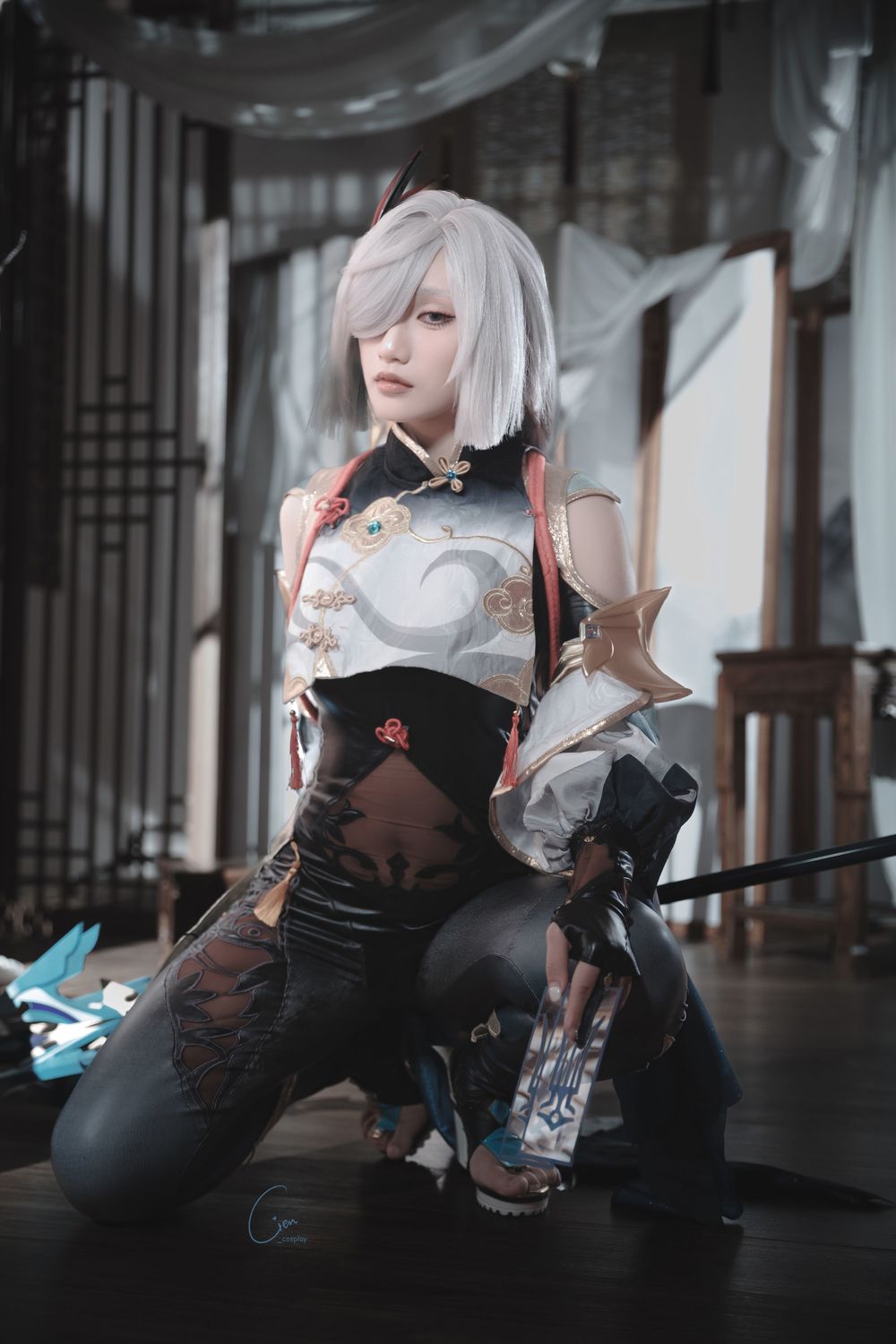 Cien恩恩 原神申鹤 [31P-34.0MB]