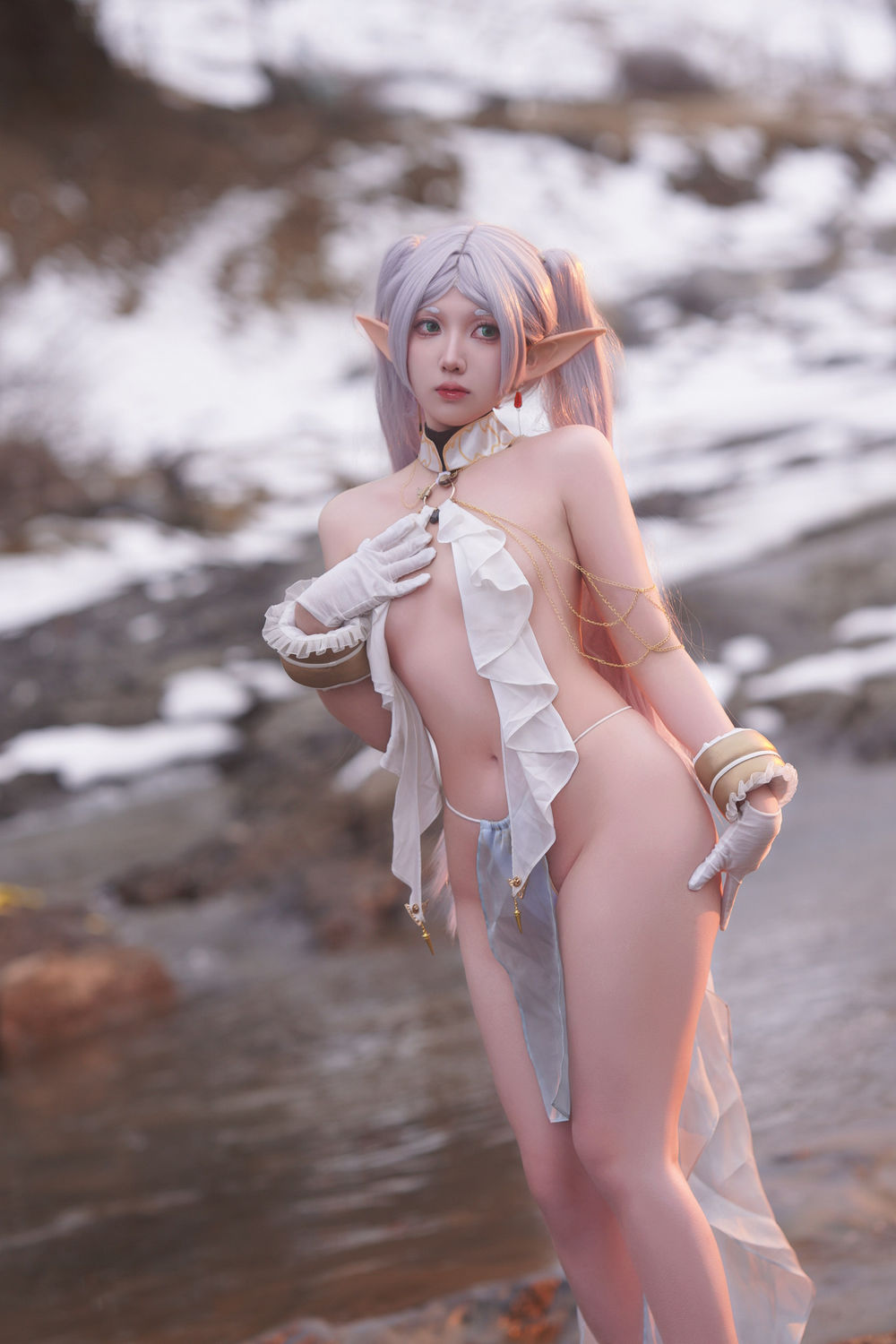 小和甜酒 NO.012 &橙风千雅 雪山 菲伦&芙莉莲 [88P-569MB]